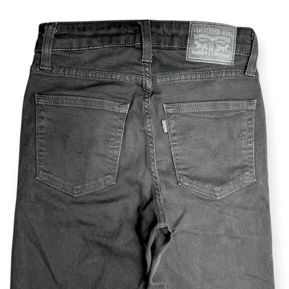 Levi's | W25 L30 | Black Chrome Hearts Inspired 725 High Rise Bootcut Jeans - Picture 5 of 9